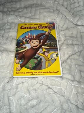 Curious George DVD Animated Movie Will Ferrell Drew Barrymore